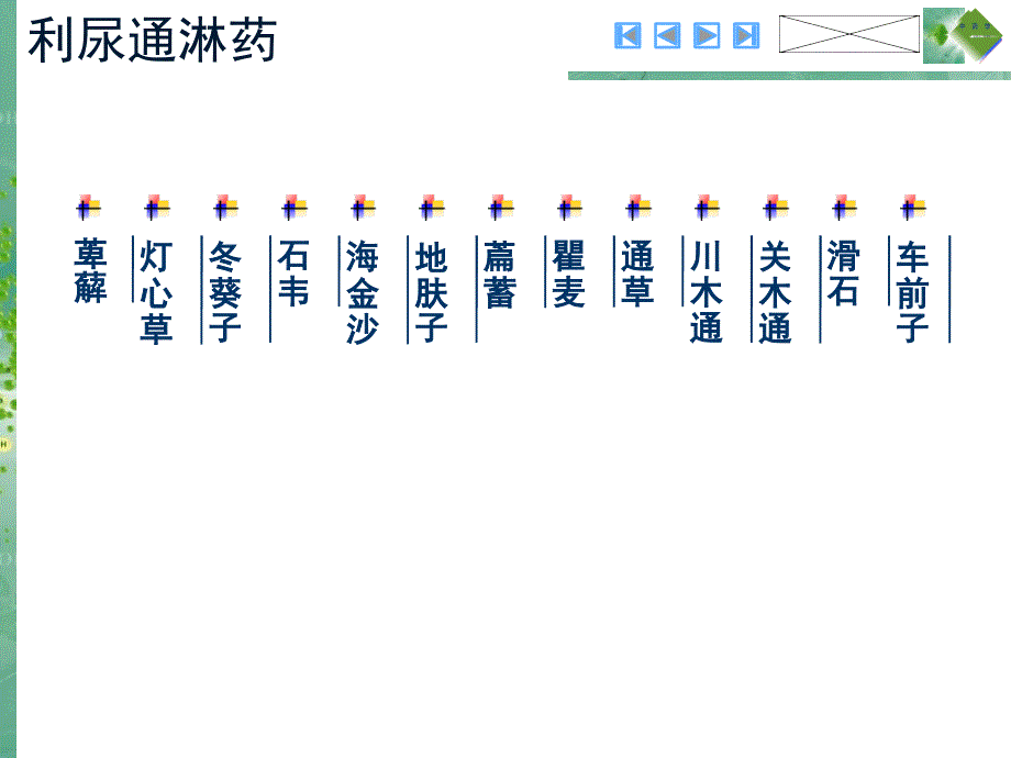 13-2利尿通淋药_第1页