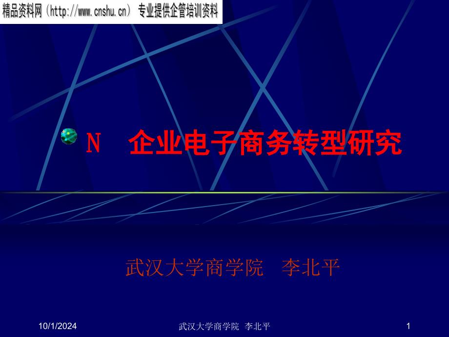 企业电子商务转型深入研究33684_第1页