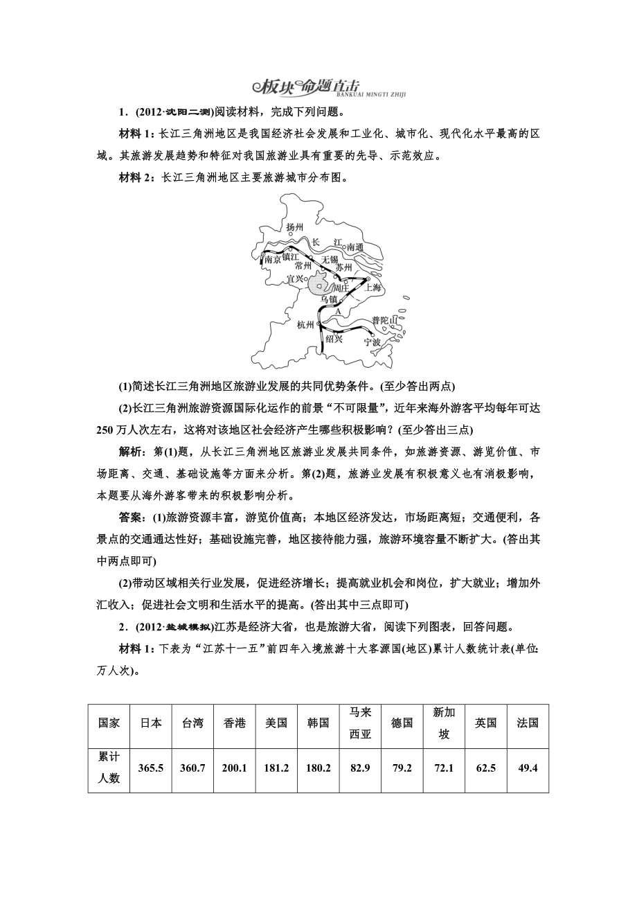 選修三 板塊命題直擊_第1頁