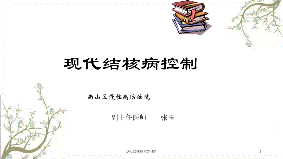 现代结核病控制课件_第1页