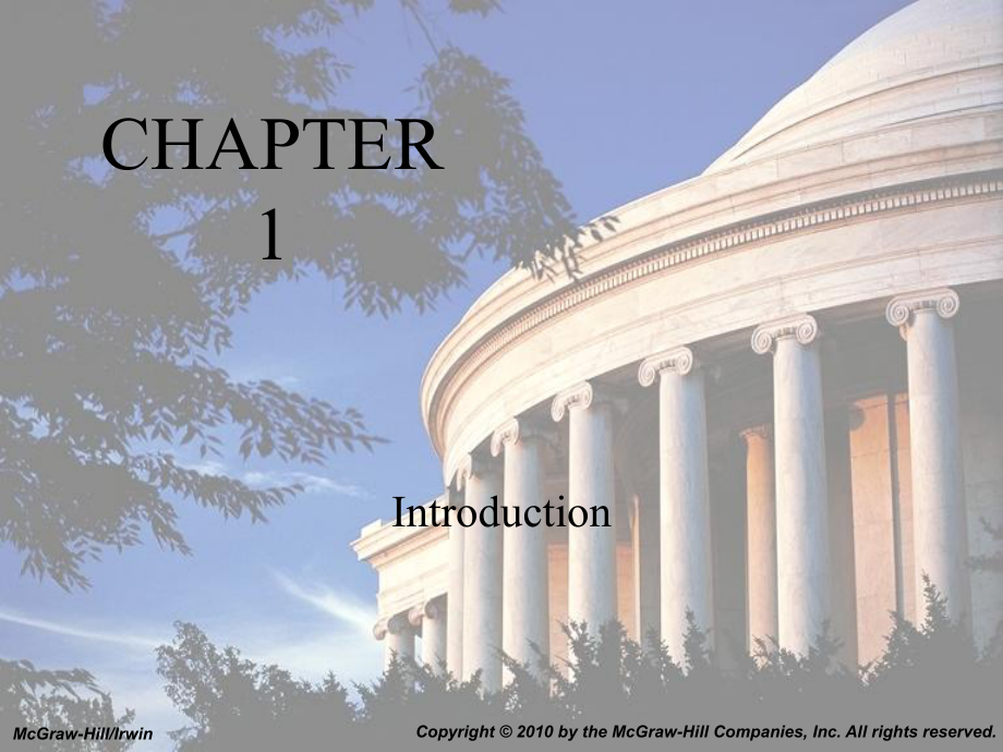 财政学罗森第九版英文课件：Chap001 Introduction_第1页