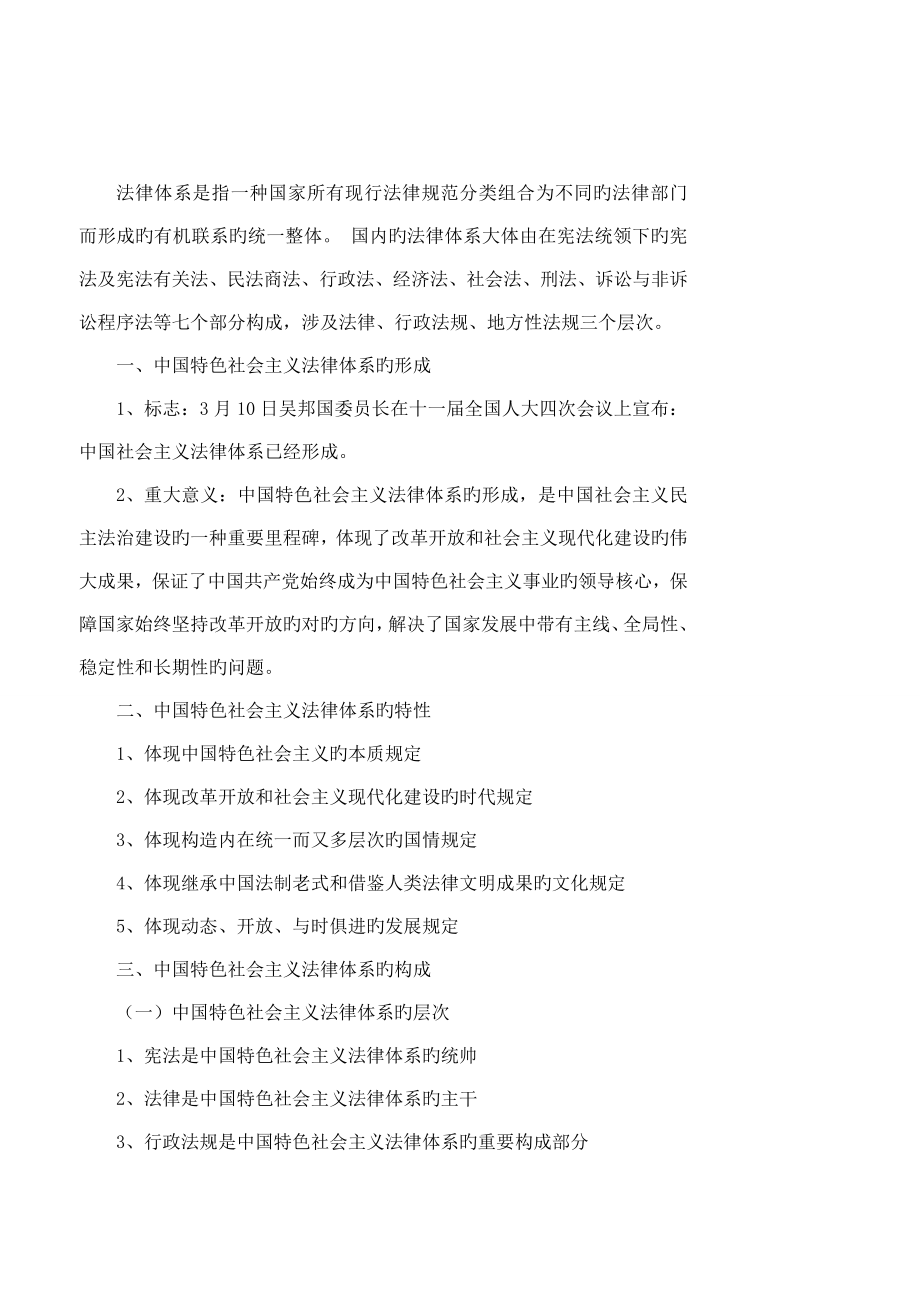 第四节中国特色社会主义法律全新体系_第1页