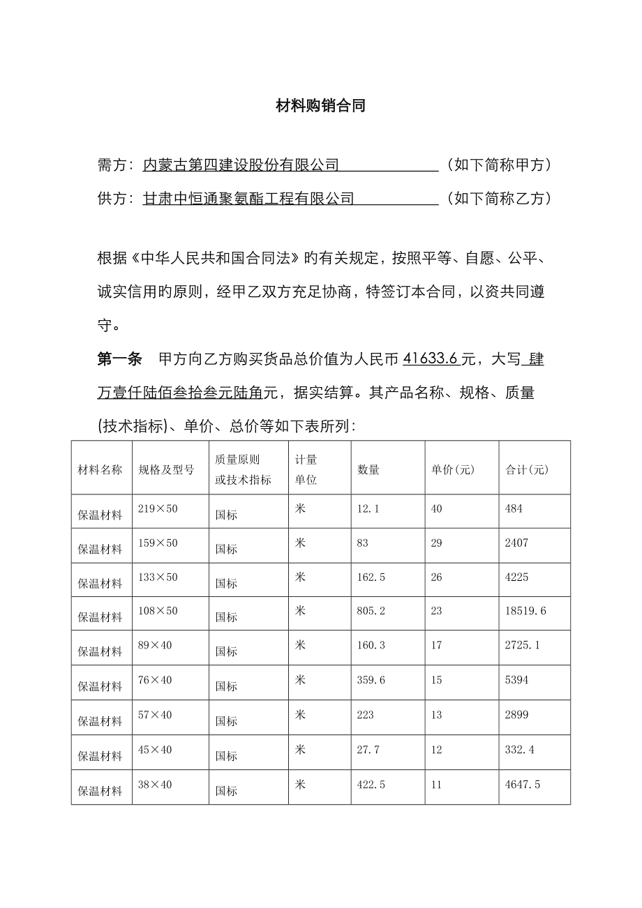 材料购销合同_第1页