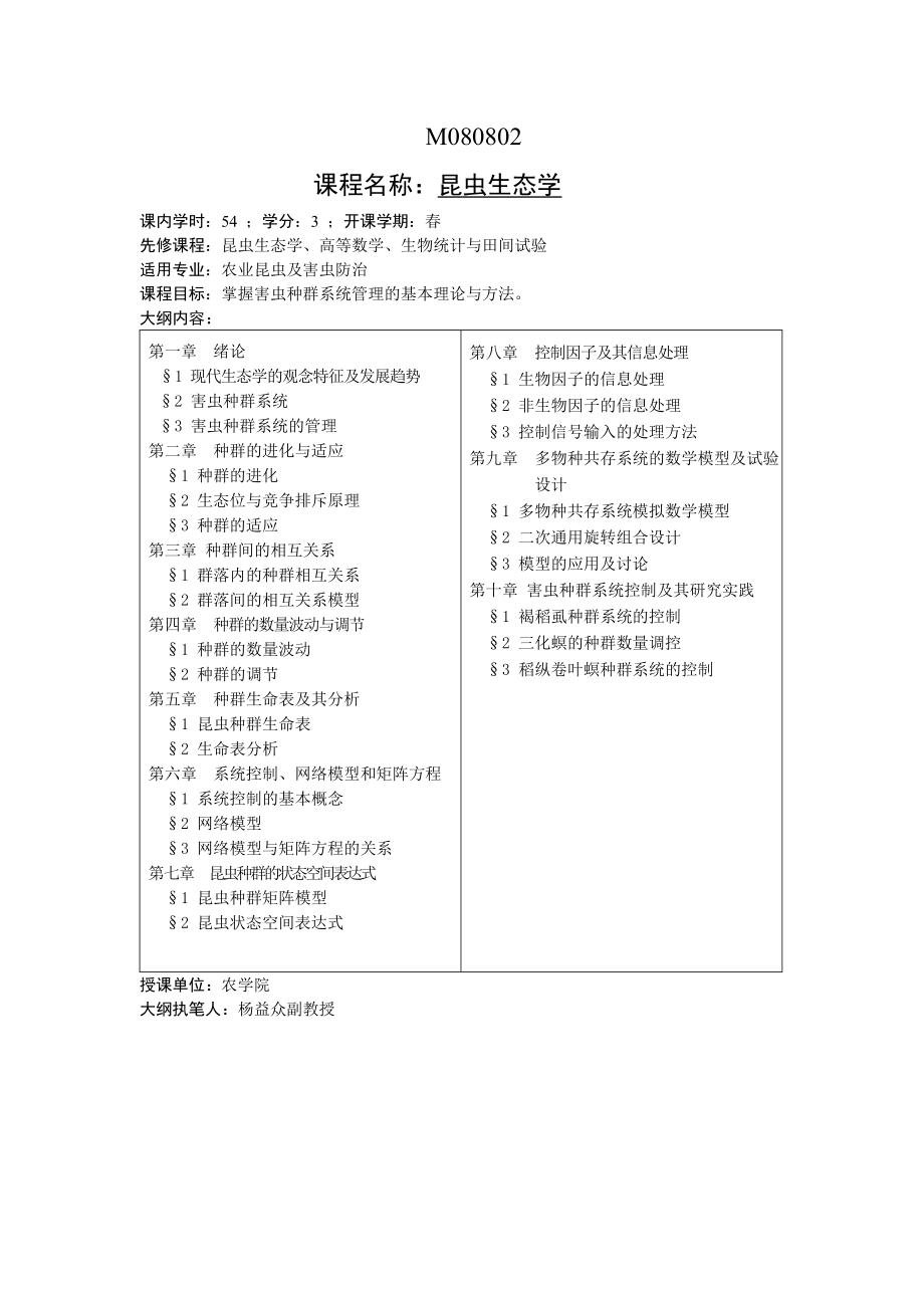 课程名称昆虫生态学_第1页