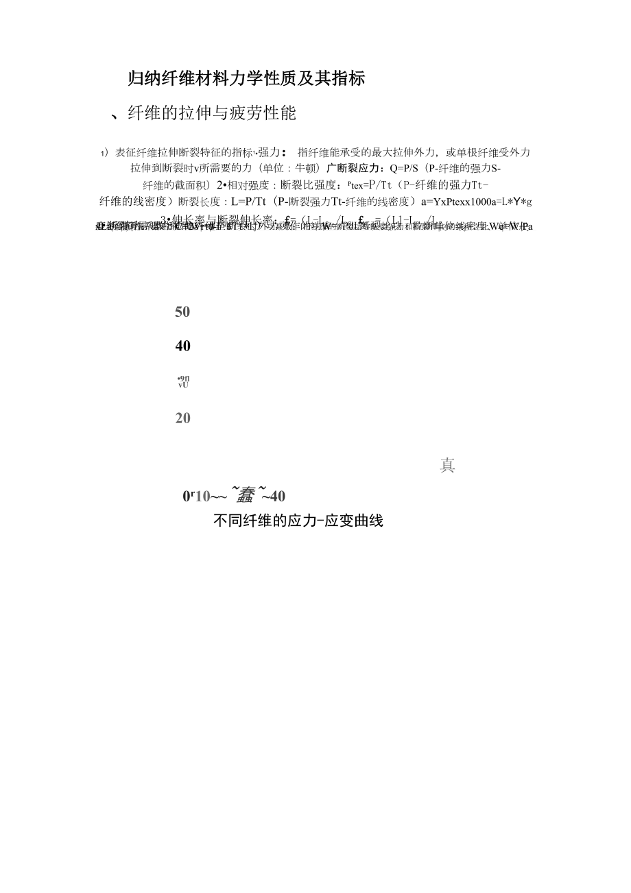 纤维材料力学性质及其指标_第1页