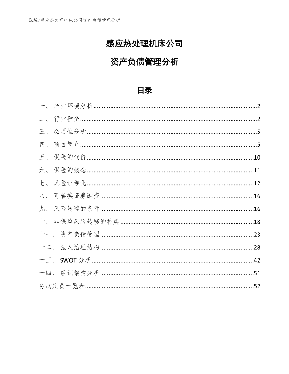 感应热处理机床公司资产负债管理分析_参考_第1页