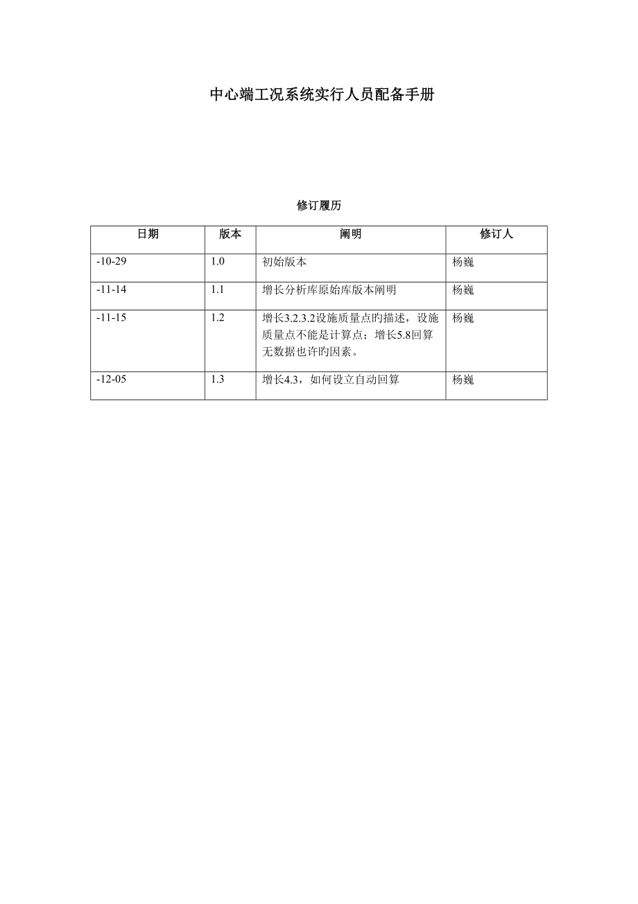 中心端工况系统实施人员配置手册_第1页