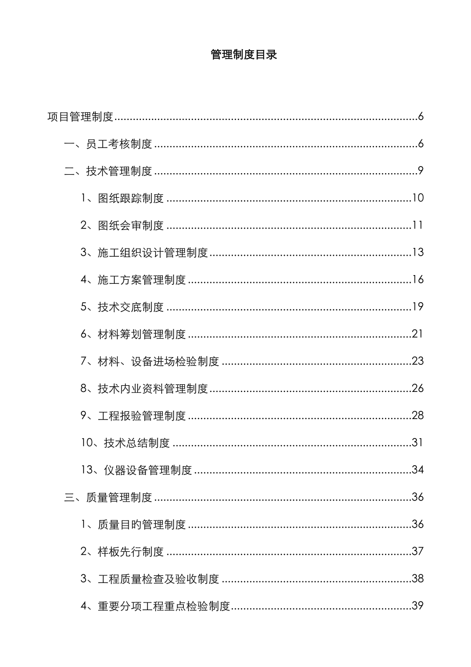 公司专项项目管理新版制度范本_第1页