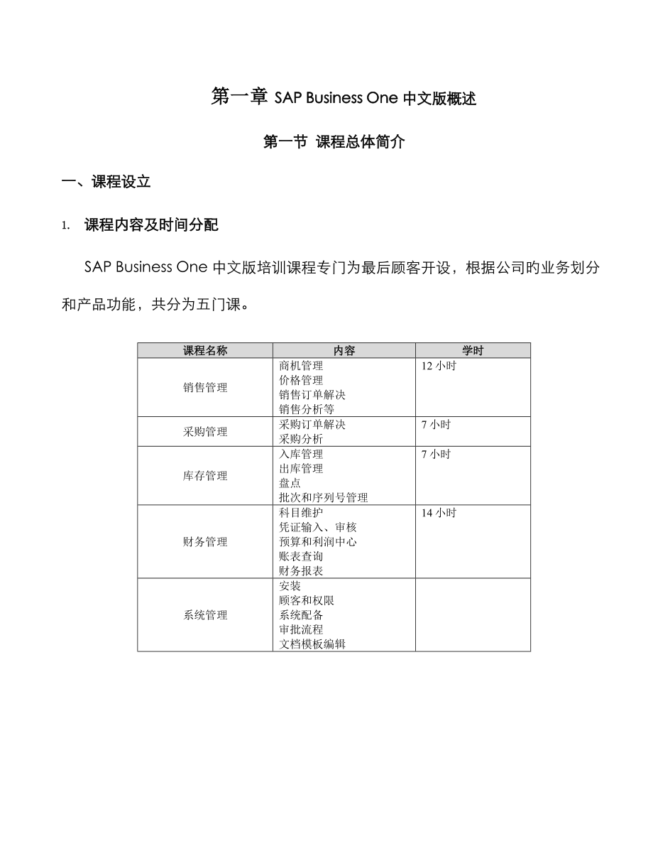 SBO采购模块培训标准手册_第1页