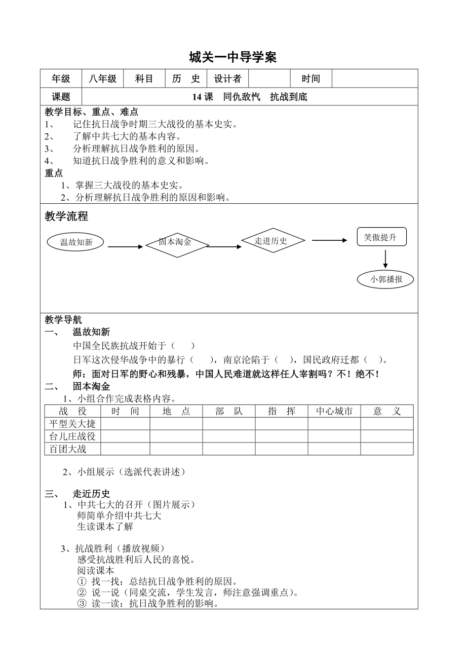 八年级历史同仇敌忾抗战到底_第1页