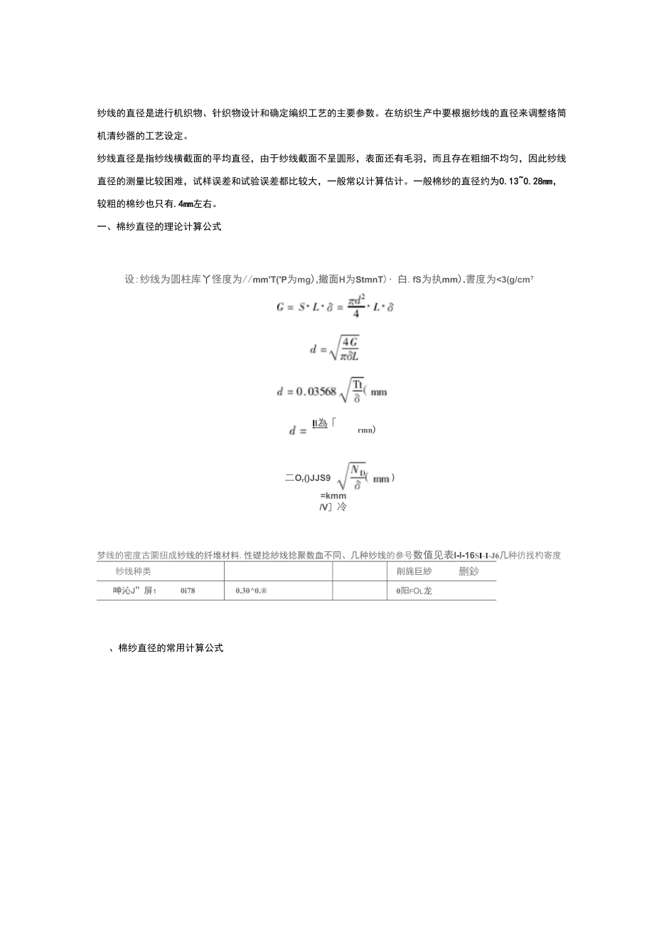 纱线直径计算公式_第1页