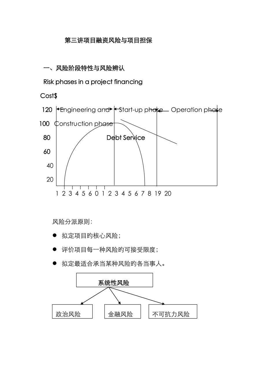 专项项目融资风险与专项项目担保_第1页