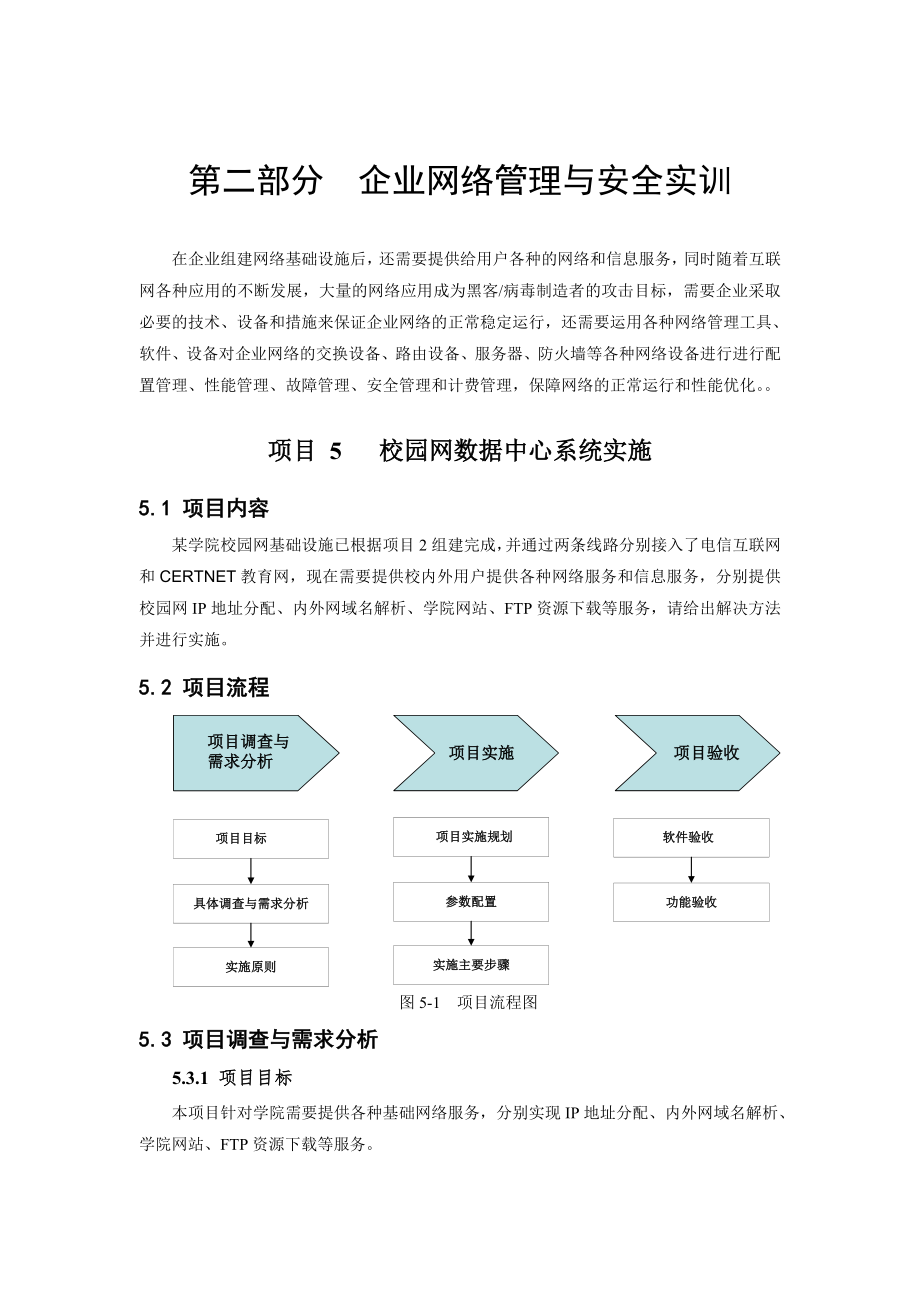 企业网络管理与安全实训_第1页