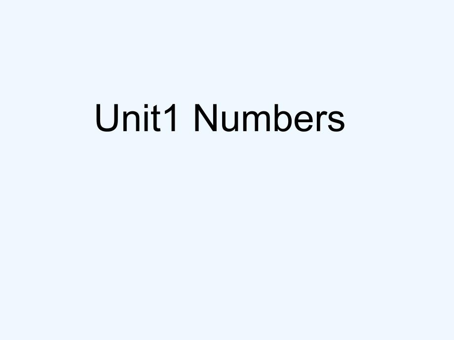 Unit1Numbers_第1页