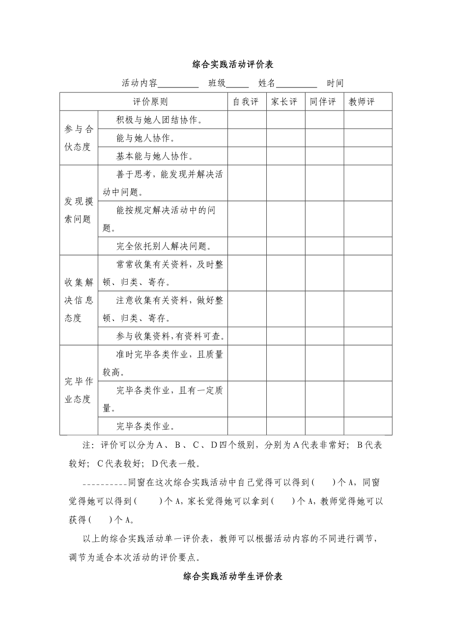 综合实践活动评价表_第1页