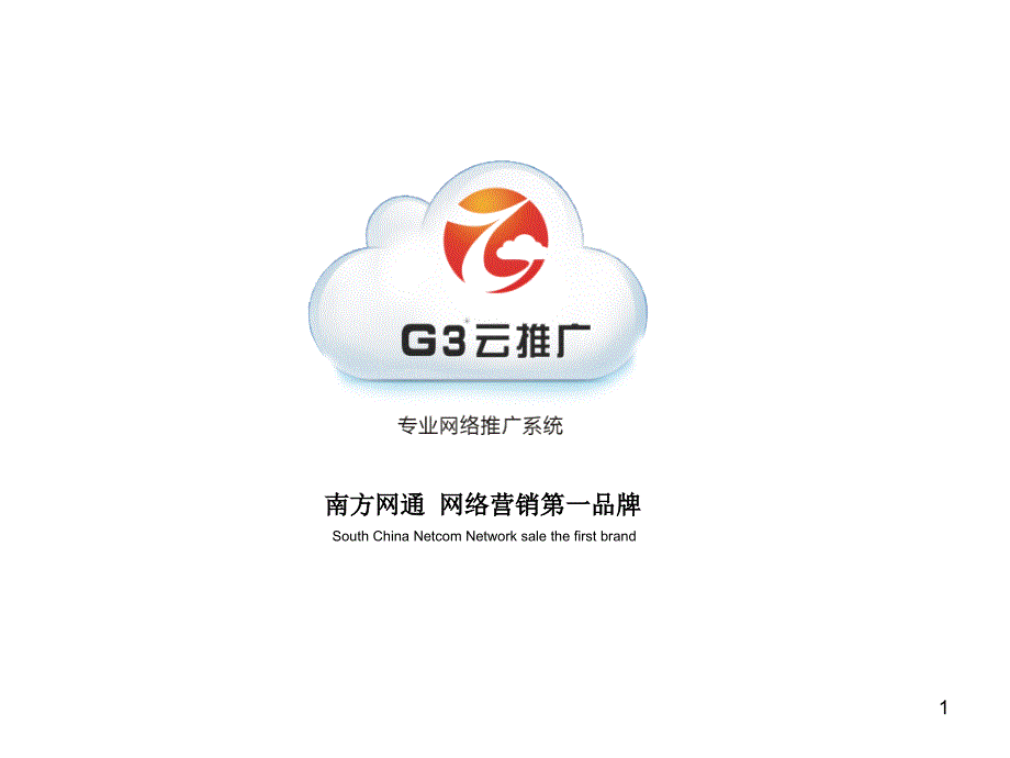南方网通G3云推广项目介绍_第1页