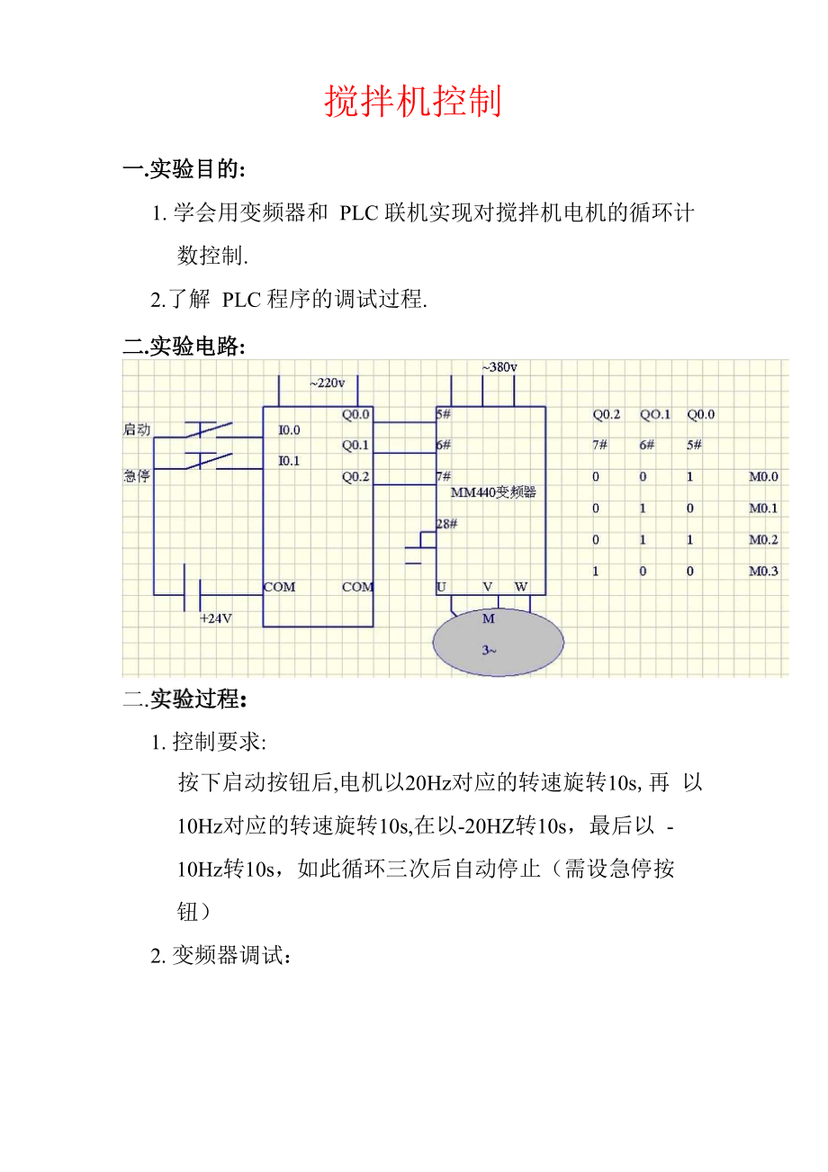 变频器搅拌机控制_第1页