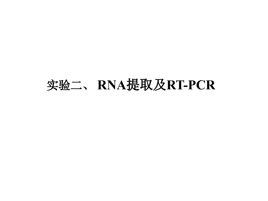 3.总RNA的提取电泳鉴定及RTPCR_第1页