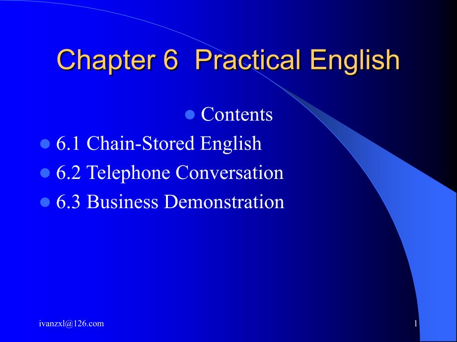 Chapter-6-Practical-English服装专业英语【精选】知识讲解课件_第1页