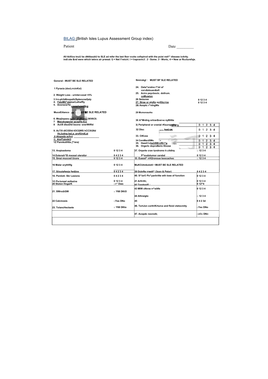 大不列顛群島狼瘡評估組指數(shù)BILAG_第1頁