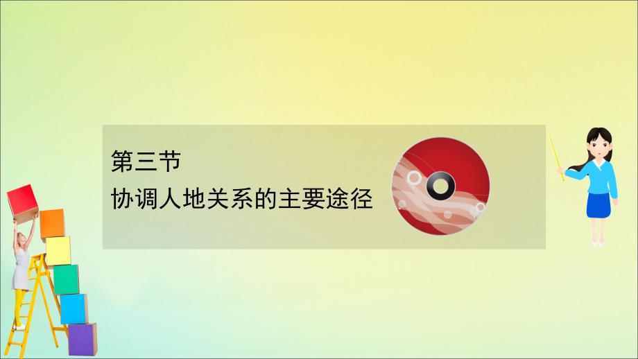 2022高考地理一轮复习第八章人类与地理环境的协调发展8.3协调人地关系的主要途径课件湘教版_第1页