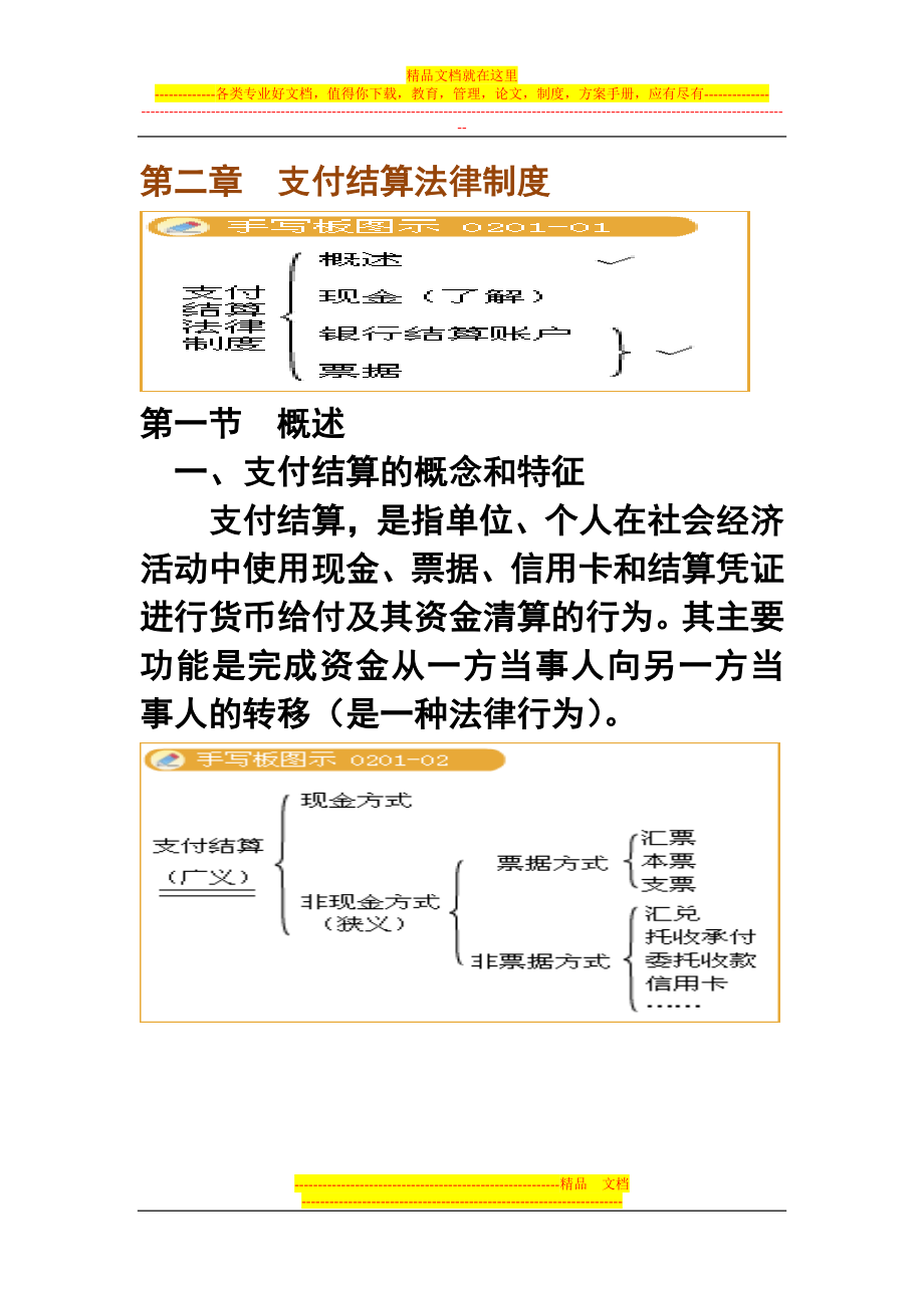 财经法规第二章支付结算法律制度版_第1页