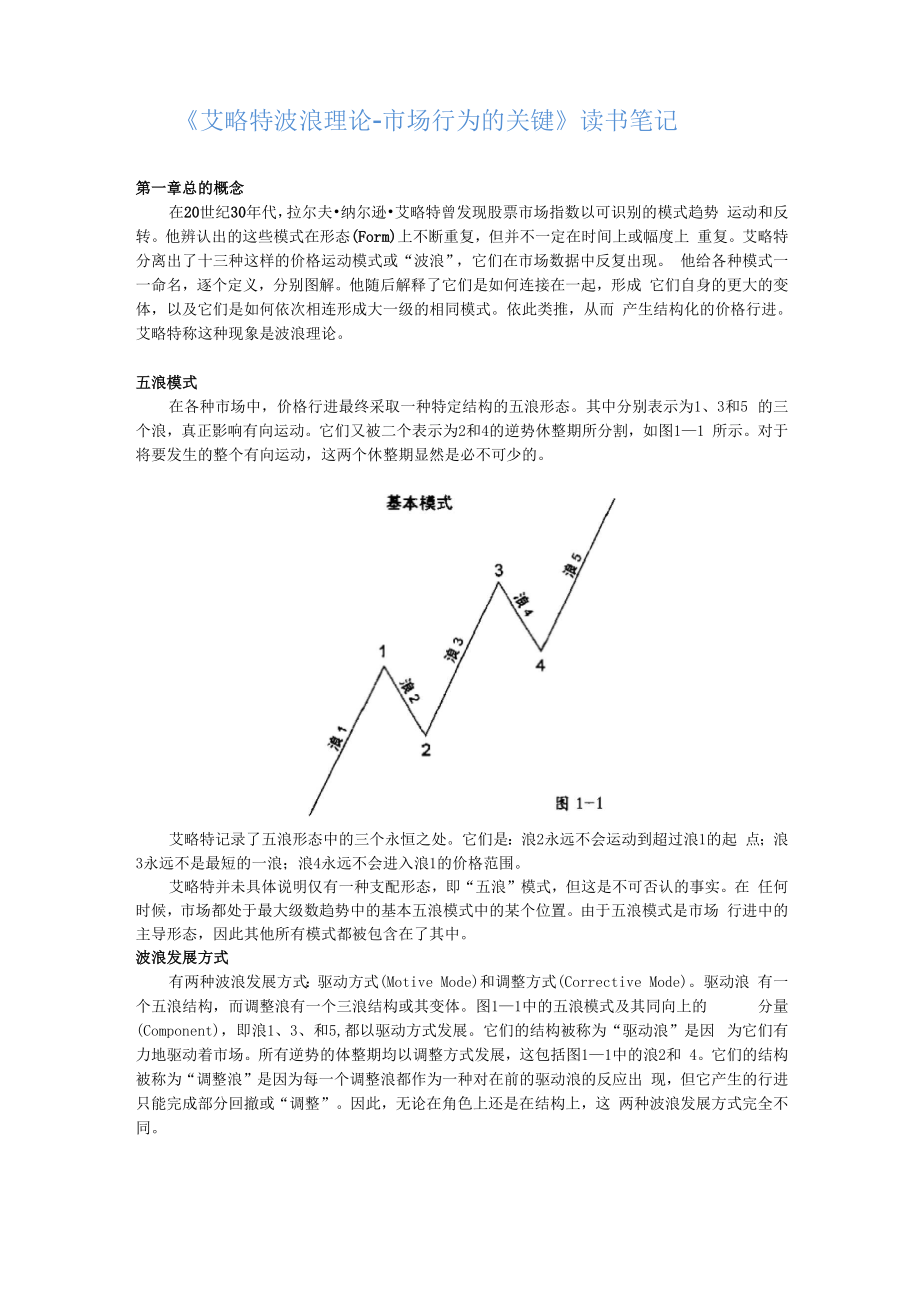 《艾略特波浪理论_第1页