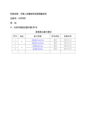 301医院ISO15189认可证书