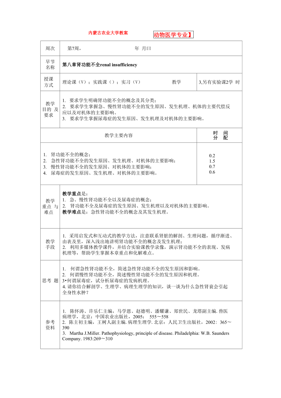 第八章 腎功能不全_第1頁