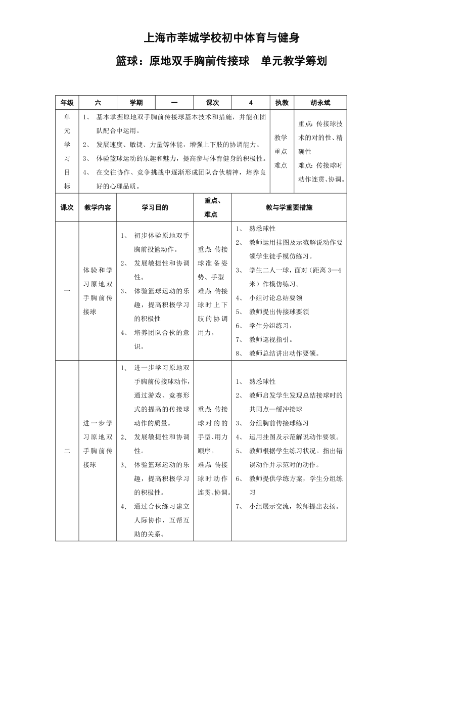 上海市莘城学校初中体育与健身_第1页