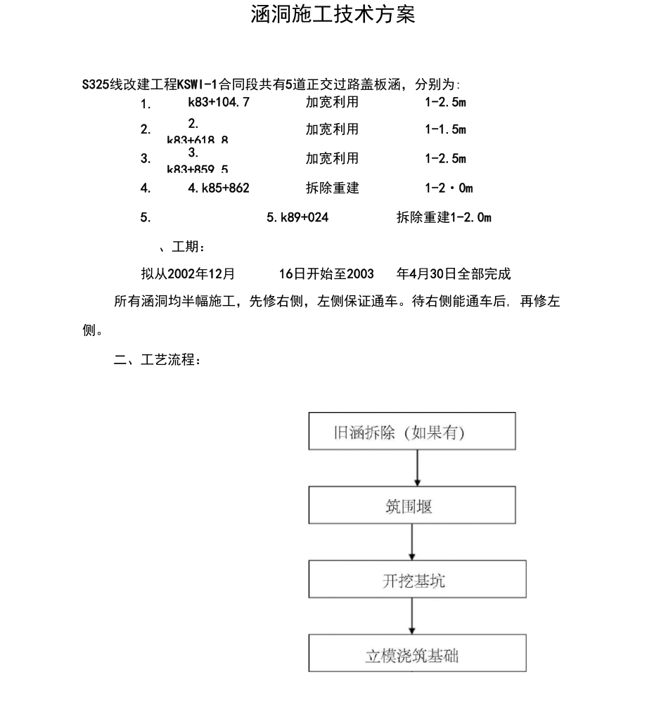 涵洞工程施工技术方案_第1页