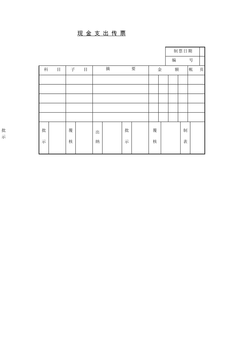 现金支出传票_第1页