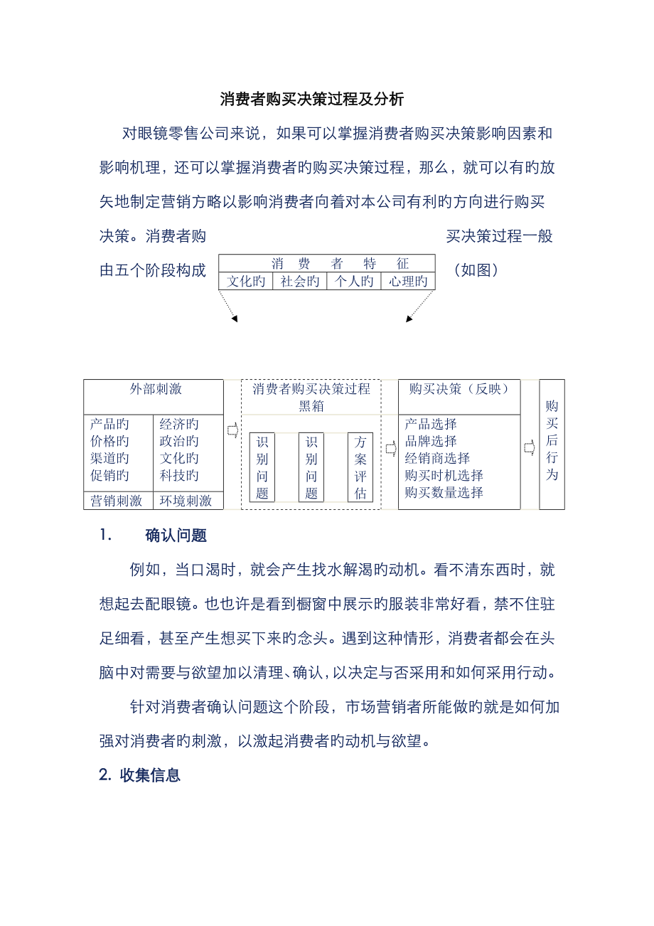 消费者购买决策过程及分析_第1页