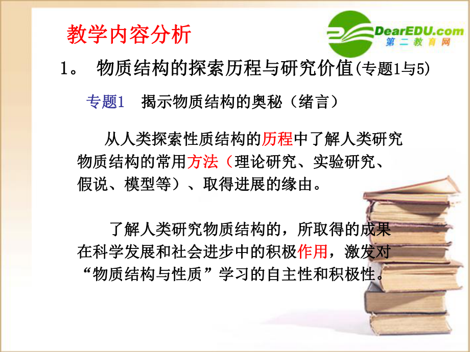 高中化學(xué)：《物質(zhì)結(jié)構(gòu)的探索無止境》課件（蘇教選修3）_第1頁