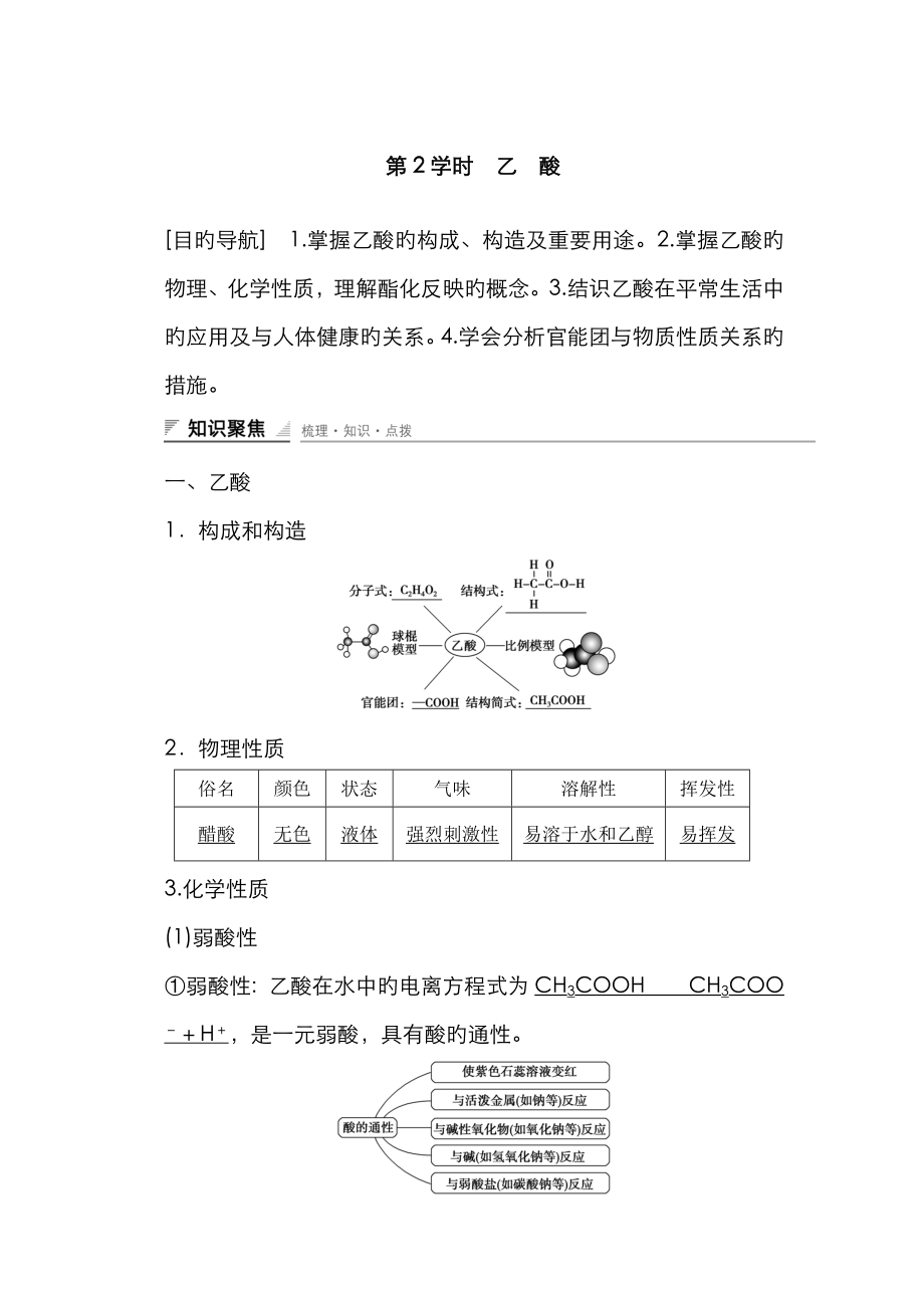 第三節(jié)第2課時(shí)乙酸_第1頁(yè)