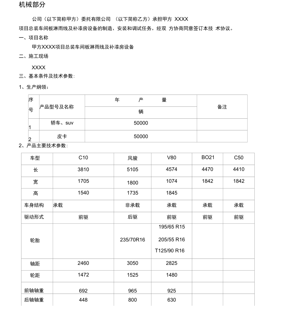 淋雨線及補(bǔ)漆技術(shù)協(xié)議_第1頁