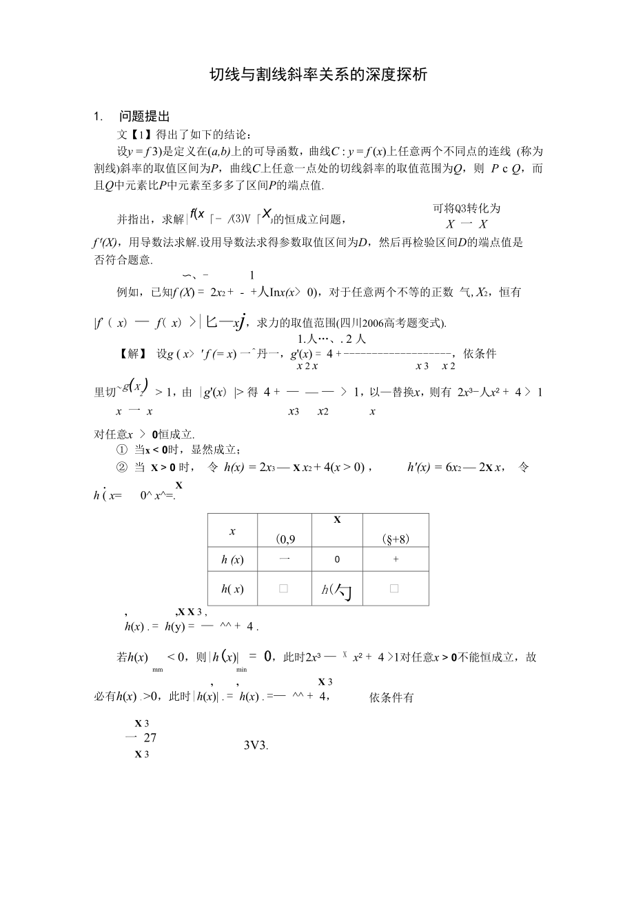 切线与割线斜率关系的深度探析_第1页