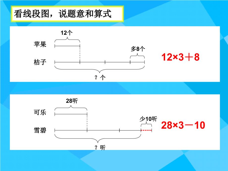 三年级上册数学课件6.2整理与提高解决问题沪教版共8张PPT_第1页