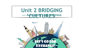 人教版（2019）選擇性必修第二冊Unit 2Bridging Cultures Assessing your progress 課件(8張ppt)