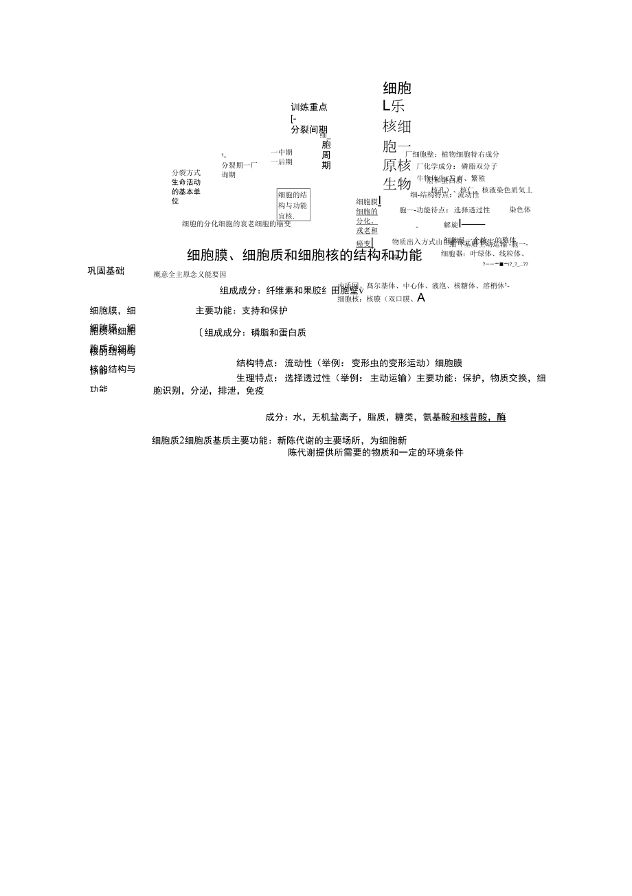 《生命活動(dòng)的基本單位—細(xì)胞》學(xué)案4(蘇教版必修1)_第1頁