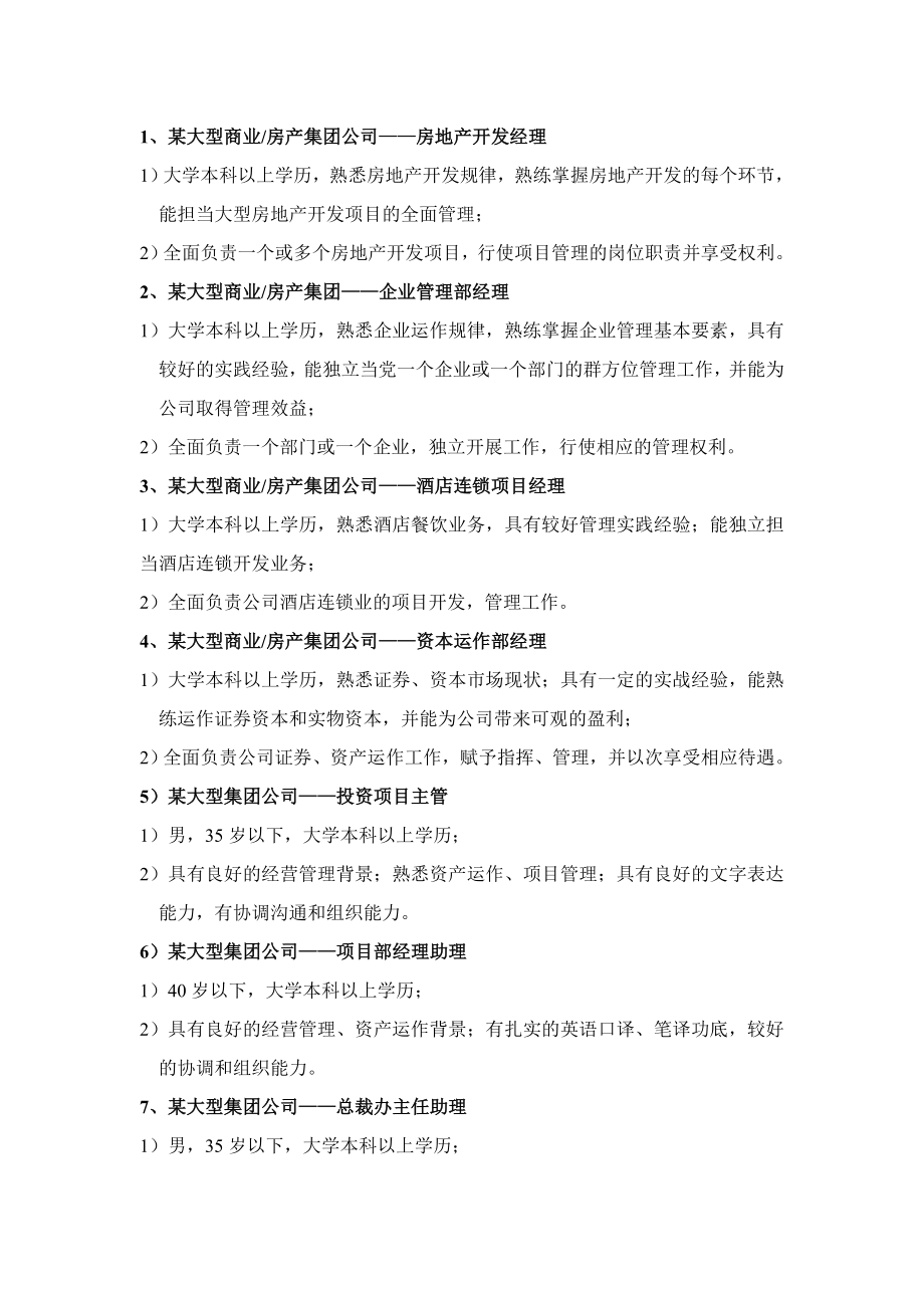 某大型商业房产集团公司房地产开发_第1页