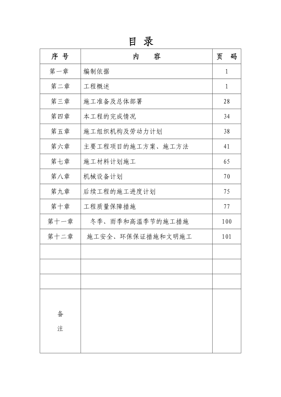 高速公路综合施工组织设计文字说明_第1页