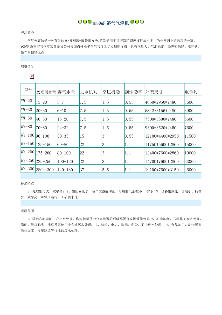 HSDDAF溶气气浮机_第1页