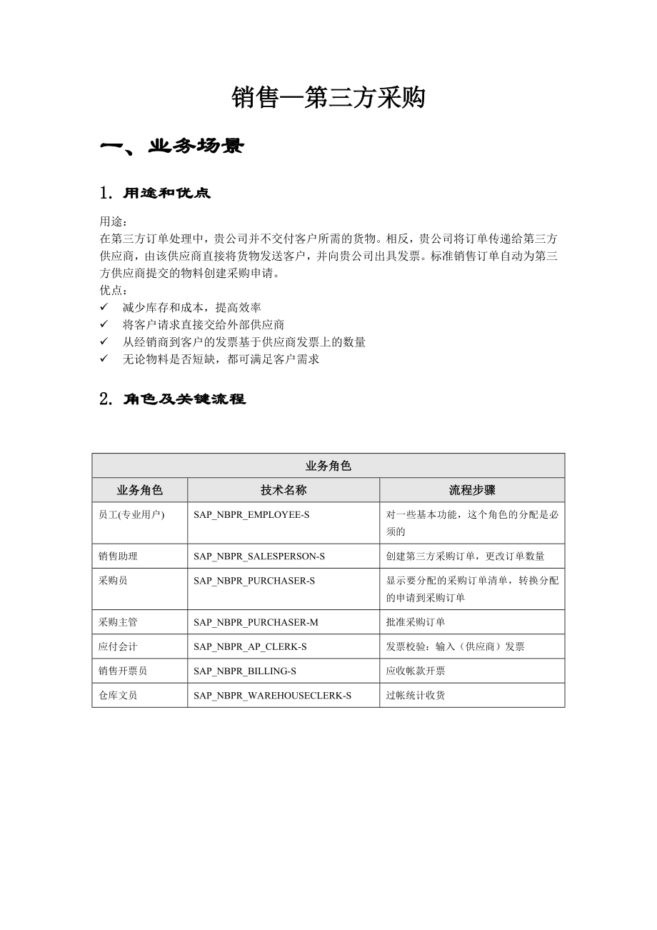 Sap自学系列(08)SD——第三方采购(销售转采购)(共11页)_第1页