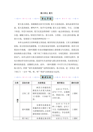 一年級(jí)下冊(cè)語(yǔ)文教案-12 古詩(shī)二首人教部編版