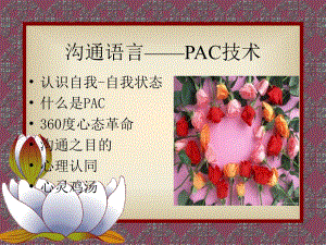 沟通语言PAC技术