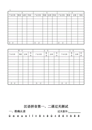 汉语拼音练读材料(共24页)