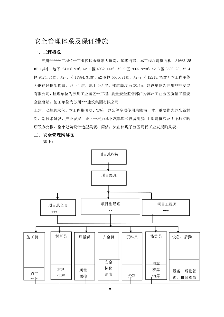 安全管理体系及保证措施11_第1页