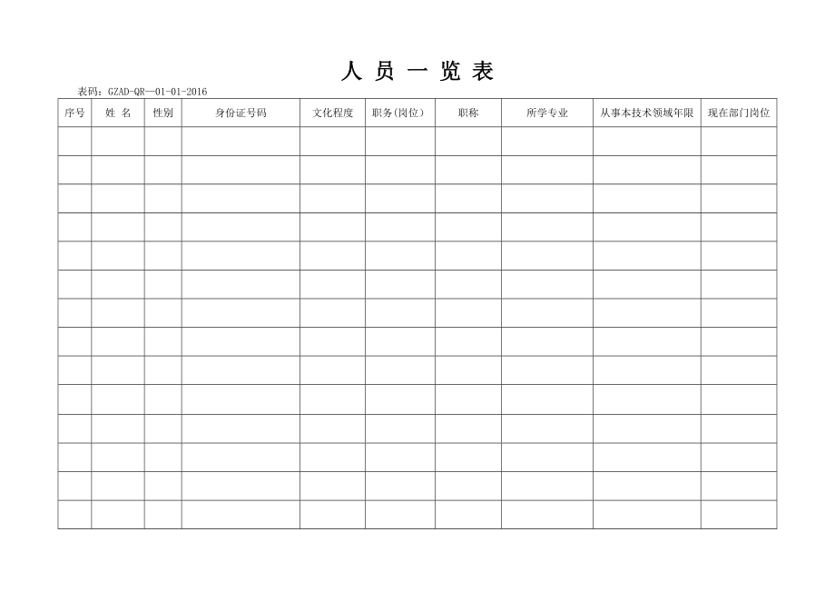 质量记录表格_第1页