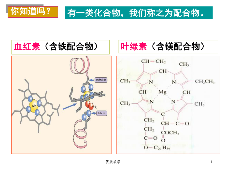 人類對配合物結(jié)構(gòu)的認(rèn)識【章節(jié)優(yōu)講】_第1頁